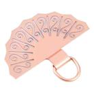 Fan-shaped Metal Mobile Phone Lanyard Fixing Gasket(Rose Gold) - 2