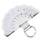 Fan-shaped Metal Mobile Phone Lanyard Fixing Gasket(Silver) - 2