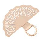 Fan-shaped Metal Mobile Phone Lanyard Fixing Gasket(Gold) - 2