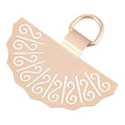 Fan-shaped Metal Mobile Phone Lanyard Fixing Gasket(Gold) - 3