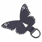 Butterfly Metal Mobile Phone Lanyard Fixing Gasket(Black) - 2