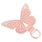 Butterfly Metal Mobile Phone Lanyard Fixing Gasket(Rose Gold) - 2