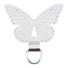 Butterfly Metal Mobile Phone Lanyard Fixing Gasket(Silver) - 1