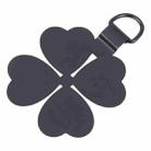 Four-leaf Metal Mobile Phone Lanyard Fixing Gasket(Black) - 3