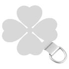 Four-leaf Metal Mobile Phone Lanyard Fixing Gasket(Silver) - 2