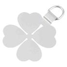 Four-leaf Metal Mobile Phone Lanyard Fixing Gasket(Silver) - 3