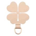 Four-leaf Metal Mobile Phone Lanyard Fixing Gasket(Gold) - 1