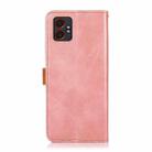 For Samsung Galaxy XCover7 Pro KHAZNEH Dual-color Cowhide Texture Flip Leather Phone Case(Rose Gold) - 3