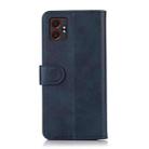 For Samsung Galaxy XCover7 Pro Cow Texture Flip Leather Phone Case(Blue) - 3