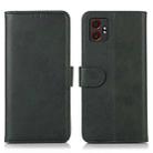 For Samsung Galaxy XCover7 Pro Cow Texture Flip Leather Phone Case(Green) - 1