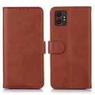 For Samsung Galaxy XCover7 Pro Cow Texture Flip Leather Phone Case(Brown) - 1