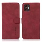 For Samsung Galaxy XCover7 Pro KHAZNEH Matte Texture Leather Phone Case(Red) - 1