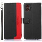 For Samsung Galaxy XCover7 Pro KHAZNEH Litchi Texture Leather RFID Phone Case(Black) - 1