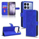 For Redmi K70 Ultra Skin Feel Magnetic Flip Leather Phone Case(Blue) - 1