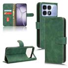 For Redmi K70 Ultra Skin Feel Magnetic Flip Leather Phone Case(Green) - 1