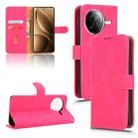 For Redmi K80 Pro Skin Feel Magnetic Flip Leather Phone Case(Rose Red) - 1