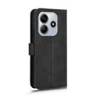 For Redmi Note 14 4G 164.84mm EU Version Skin Feel Magnetic Flip Leather Phone Case(Black) - 3
