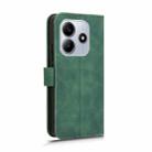 For Redmi Note 14 4G 164.84mm EU Version Skin Feel Magnetic Flip Leather Phone Case(Green) - 3