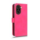 For Redmi A5 4G 173.3mm Skin Feel Magnetic Flip Leather Phone Case(Rose Red) - 3