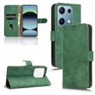 For Redmi Note 14S / Note 13 Pro 4G Skin Feel Magnetic Flip Leather Phone Case(Green) - 1