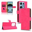 For Redmi Note 14S / Note 13 Pro 4G Skin Feel Magnetic Flip Leather Phone Case(Rose Red) - 1