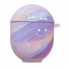 For Redmi Buds 4 Smile Clouds Earbuds Box Frosted TPU Case(Purple) - 1