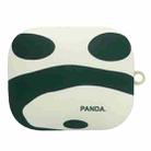 For Redmi Buds 5 Panda Back Earbuds Box Frosted TPU Case(Black White) - 1