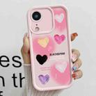 For iPhone XR Diamond Sand TPU Full Coverage Phone Case(JGS19 Pink) - 1