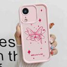 For iPhone XR Diamond Sand TPU Full Coverage Phone Case(JGS21 Pink) - 1