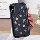 For iPhone XS Max Diamond Sand TPU Full Coverage Phone Case(JGS20 Black) - 1