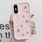 For iPhone XS Max Diamond Sand TPU Full Coverage Phone Case(JGS20 Pink) - 1