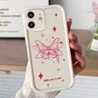 For iPhone 11 Diamond Sand TPU Full Coverage Phone Case(JGS21 White) - 1