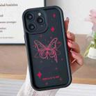 For iPhone 11 Pro Max Diamond Sand TPU Full Coverage Phone Case(JGS21 Black) - 1