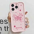 For iPhone 11 Pro Max Diamond Sand TPU Full Coverage Phone Case(JGS21 Pink) - 1