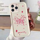 For iPhone 12 Pro Diamond Sand TPU Full Coverage Phone Case(JGS21 White) - 1