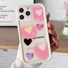 For iPhone 12 Pro Max Diamond Sand TPU Full Coverage Phone Case(JGS19 White) - 1