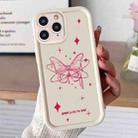 For iPhone 12 Pro Max Diamond Sand TPU Full Coverage Phone Case(JGS21 White) - 1