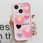 For iPhone 13 Diamond Sand TPU Full Coverage Phone Case(JGS19 Pink) - 1