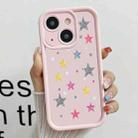 For iPhone 13 Diamond Sand TPU Full Coverage Phone Case(JGS20 Pink) - 1