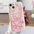 For iPhone 13 Diamond Sand TPU Full Coverage Phone Case(JGS22 White) - 1