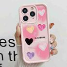 For iPhone 13 Pro Max Diamond Sand TPU Full Coverage Phone Case(JGS19 Pink) - 1