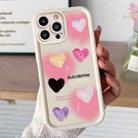 For iPhone 14 Pro Diamond Sand TPU Full Coverage Phone Case(JGS19 White) - 1