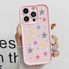 For iPhone 14 Pro Max Diamond Sand TPU Full Coverage Phone Case(JGS20 Pink) - 1