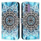 For Nokia G42 / G310 Colored Drawing Pattern Plain Weave Leather Phone Case(Undersea Mandala) - 2