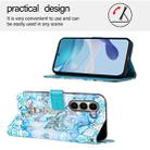 For itel A95 5G Colored Drawing Pattern Plain Weave Leather Phone Case(Tower Butterfly) - 3