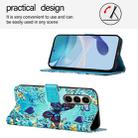 For itel A95 5G Colored Drawing Pattern Plain Weave Leather Phone Case(Love Butterfly) - 3