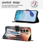 For itel A95 5G Colored Drawing Pattern Plain Weave Leather Phone Case(Cats And Tigers) - 3
