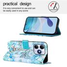 For itel A90 4G Colored Drawing Pattern Plain Weave Leather Phone Case(Tower Butterfly) - 3