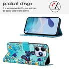 For itel A90 4G Colored Drawing Pattern Plain Weave Leather Phone Case(Love Butterfly) - 3