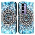 For itel City 100 Colored Drawing Pattern Plain Weave Leather Phone Case(Undersea Mandala) - 2